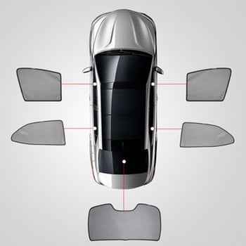 Магнитен сенник за автомобил с UV защита Сенник за странични прозорци за Toyota Camry 2018 2019 2020 2021 Аксесоари за интериора