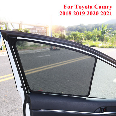 Магнитен сенник за автомобил с UV защита Сенник за странични прозорци за Toyota Camry 2018 2019 2020 2021 Аксесоари за интериора