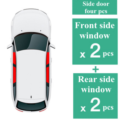 Magnetna sjenila za automobil s UV zaštitom bočni prozor za suncobran za Toyotu Camry 2018 2019 2020 2021 Dodaci za unutrašnjost