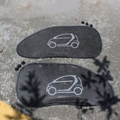 2db Car Styling Kiegészítők Napvédő ernyő Auto UV védő függöny oldalsó ablak napernyő Smart Fortwo Forfour 451 453 2009-2019