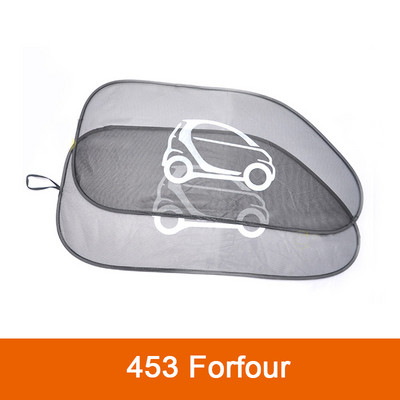 2db Car Styling Kiegészítők Napvédő ernyő Auto UV védő függöny oldalsó ablak napernyő Smart Fortwo Forfour 451 453 2009-2019