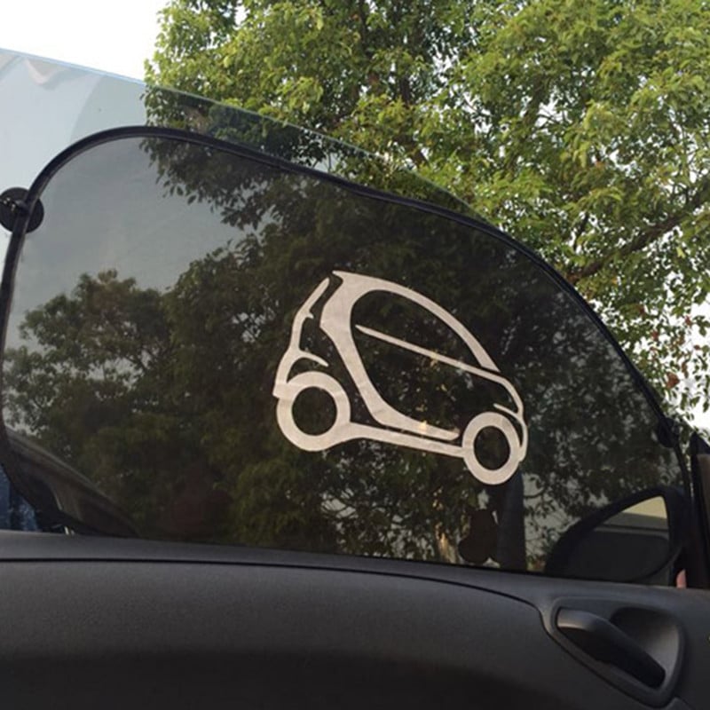 2db Car Styling Kiegészítők Napvédő ernyő Auto UV védő függöny oldalsó ablak napernyő Smart Fortwo Forfour 451 453 2009-2019