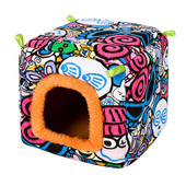 Kubo apvalus mažas narvas naminiams gyvūnėliams Šiltas žiemos žiurkėno mini narvas maži gyvūnai, žiurkėno lizdas, skirtas graužikams / jūrų kiaulytei / žiurkei / ežiukui