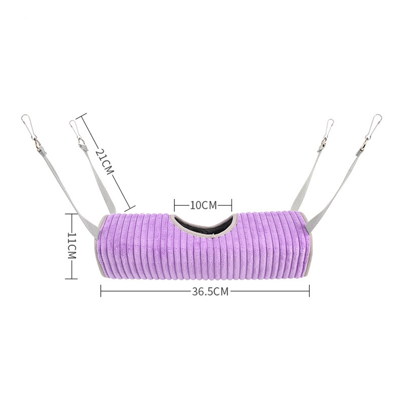 Meleg függőágy hörcsög alagút kisállatoknak Cukorsikló cső hintaágy tengerimalac fészek ágyak patkánygörény játék ketrec kiegészítők