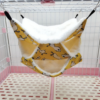 Χειμερινή ζεστή μίνι αιώρα για κατοικίδια 3 επιπέδων για μικρά ζώα Κλουβί, βαμβακερή φωλιά Budgie Hamster Sugar Glider Hut Hanging House Προϊόν κατοικίδιων ζώων