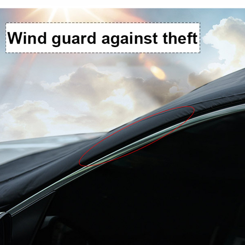 Magnetic Edges Car Snow Cover Frost Car Windshield Car Snow Cover Car Sun Sun Shade κάλυμμα αδιάβροχο προστατευτικό παρμπρίζ Car Truck SUV