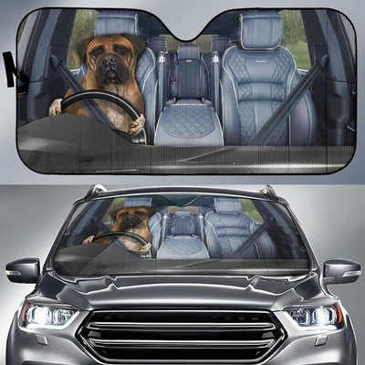 Beagle Dog 3D Animal Printing Mașină Parasolar Parasolar Câini amuzanți Cool Arătos Dimensiune mare Universal Auto Parbriz Parasolar Vânzări calde