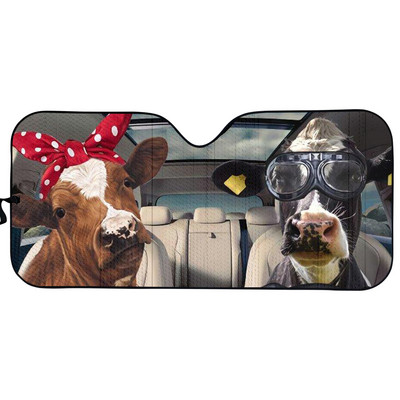 Beagle Dog 3D Animal Printing Mașină Parasolar Parasolar Câini amuzanți Cool Arătos Dimensiune mare Universal Auto Parbriz Parasolar Vânzări calde