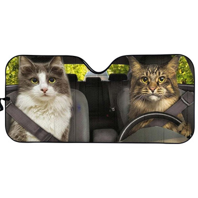 Beagle Dog 3D Animal Printing Mașină Parasolar Parasolar Câini amuzanți Cool Arătos Dimensiune mare Universal Auto Parbriz Parasolar Vânzări calde