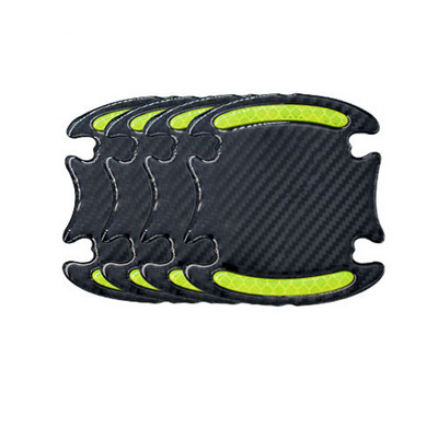 4 bucăți benzi reflectorizante pentru mașină autocolant pentru mașină din fibră de carbon pentru camion auto motor anti-zgârieturi autocolant de avertizare de siguranță accesorii auto