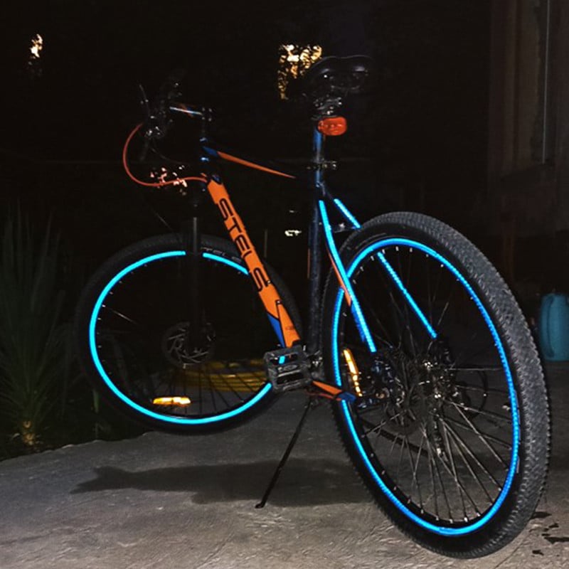 Fényvisszaverő szalag fluoreszkáló kerékpár motorkerékpár Fényvisszaverő autós matricák ragasztószalag kerékpár matricák kerékpár tartozékok
