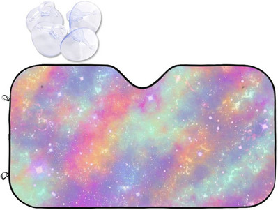 Fața de pisică cu ochi galbeni Parasolar auto pentru parbriz Blocuri pliabile Raze UV Păstrează vehiculul la rece Protejează interiorul