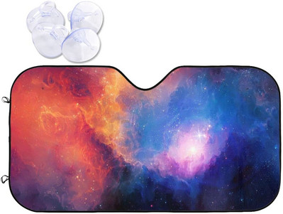 Fața de pisică cu ochi galbeni Parasolar auto pentru parbriz Blocuri pliabile Raze UV Păstrează vehiculul la rece Protejează interiorul