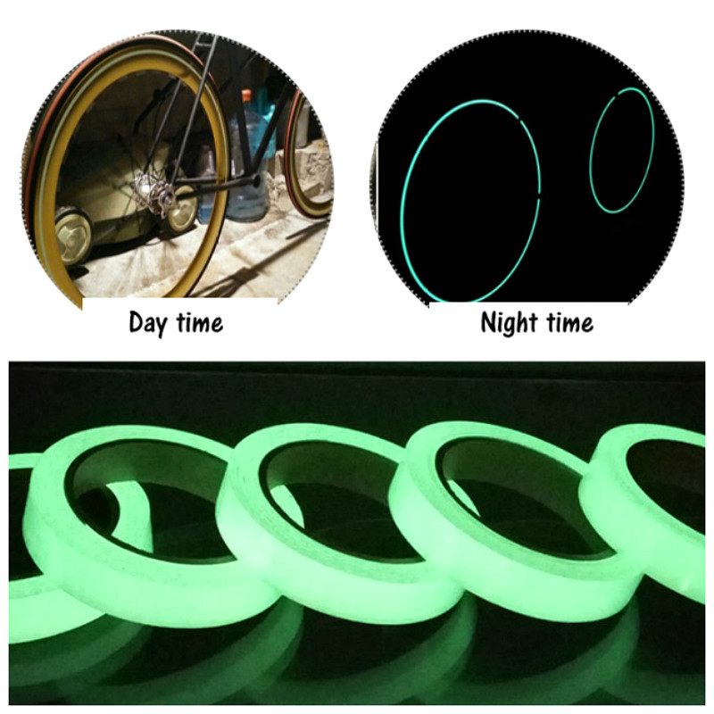 1 metro automobilių stiliaus atspindinti juostelė šviečianti lipdukas šviesą atspindinti juostelė motociklo dviračio kėbulas lauko įrankiai juosta dekoratyvinė