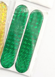 2 броя автомобилни светлоотразителни предупредителни стикери за безопасност Стикери против сблъсък Светлоотразителни стикери Светлоотразителни ленти Стикери за автомобили