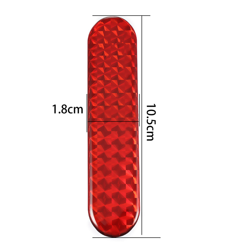 2 броя автомобилни светлоотразителни предупредителни стикери за безопасност Стикери против сблъсък Светлоотразителни стикери Светлоотразителни ленти Стикери за автомобили