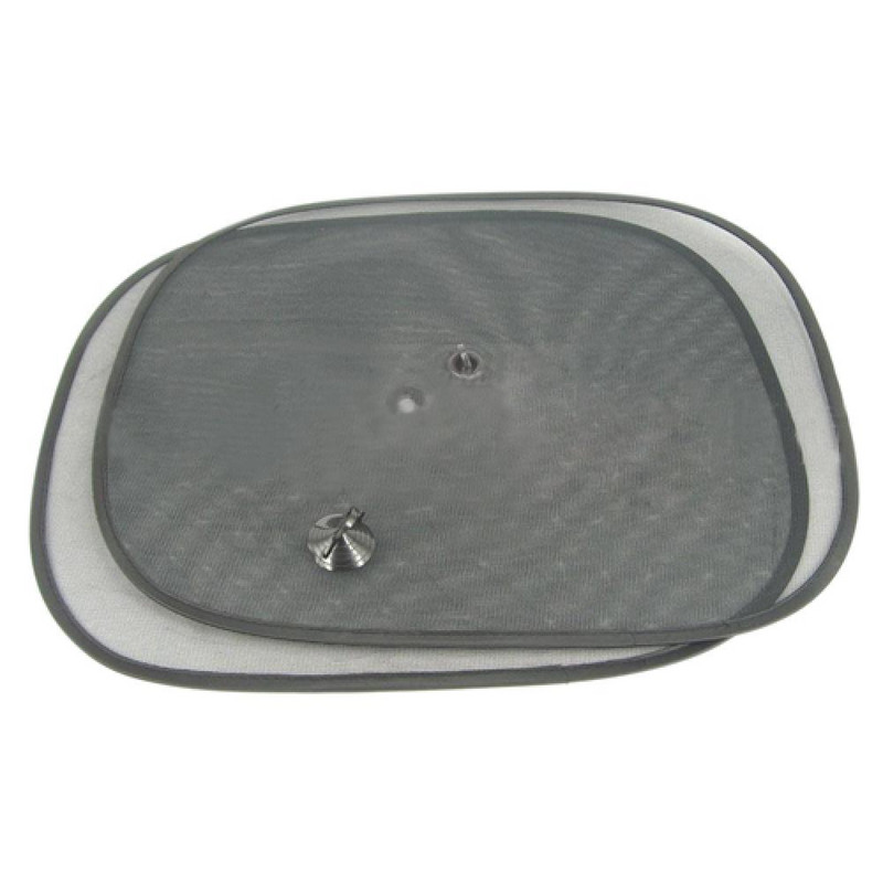 2 τμχ Μαύρες πλαϊνές αντηλιακές σκιές αυτοκινήτου Ομπρέλες πίσω παραθύρου Κάλυμμα Διχτυωτό προστατευτικό κάλυμμα Οθόνη Εσωτερικής προστασίας από υπεριώδη ακτινοβολία παιδική μωρό Ταξίδι