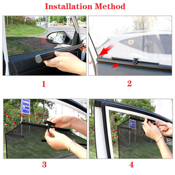 Автоматично повдигане на страничния прозорец на автомобила Сенник, капак на предното стъкло, щит, завеса, аксесоари за сенници
