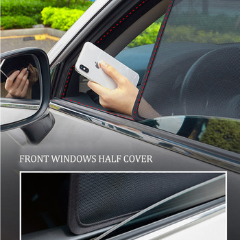 Сенник за BYD Atto 3 2021~2023 Магнитен сенник за кола Страничен прозорец Завеса Слънцезащитен щит Козирка Аксесоари за предно предно стъкло