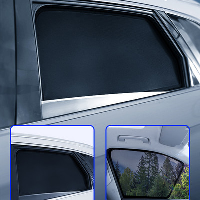 Umbrelă de soare pentru BYD Atto 3 2021 ~ 2023 Umbrelă de soare magnetică pentru mașină Perdele pentru fereastră laterală Parasolar Vizor Accesorii pentru parbriz față