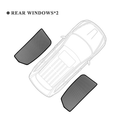 Umbrelă de soare pentru BYD Atto 3 2021 ~ 2023 Umbrelă de soare magnetică pentru mașină Perdele pentru fereastră laterală Parasolar Vizor Accesorii pentru parbriz față