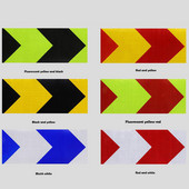 Αυτοκόλλητο με ανακλαστική κολλητική ταινία 5*300 cm Βέλος Ανακλαστική ταινία Προειδοποίηση ασφαλείας για μοτοσικλέτα φορτηγών