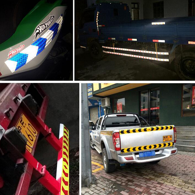 Αυτοκόλλητο με ανακλαστική κολλητική ταινία 5*300 cm Βέλος Ανακλαστική ταινία Προειδοποίηση ασφαλείας για μοτοσικλέτα φορτηγών