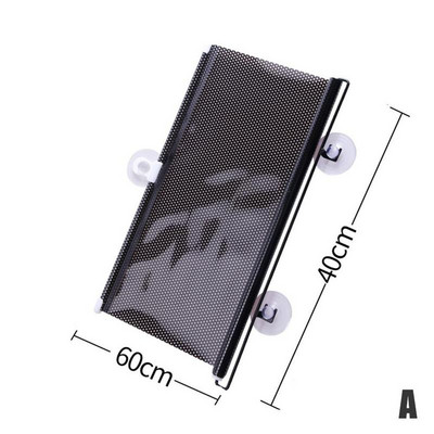 Umbrelă universală pentru mașină Perdele Geam lateral din spate Față Spate Parbriz Blocaj solar Clipește Capac negru Ventuză Accesorii pentru mașini