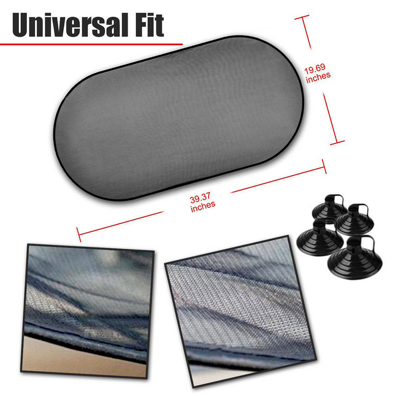 Νέο νέο Auto Rear Shade Mesh Θερμομόνωση Οθόνης Sun Shade Ασπίδα προστασίας οχήματος Προστασία πίσω παραθύρου αυτοκινήτου