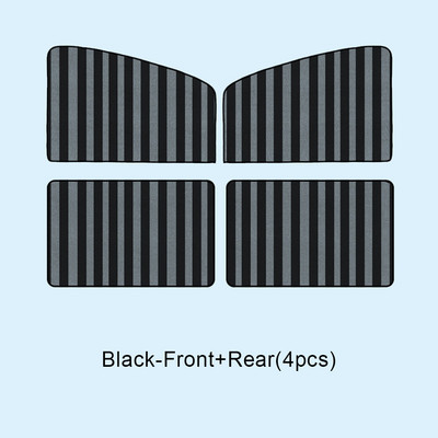 4PCS Magnetska sjenila za automobil Zaštitna UV zavjesa Zavjesa za suncobran Bočni prozor Mrežasti vizir za sunce Ljetna zaštita za prozore Film CSV