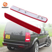 Autó hátsó lökhárító fényvisszaverő piros lencse figyelmeztető csík XFF500020 XFF500030 Land Rover Discovery 3 2004 2005 2006-2009 디스커버리 반사판
