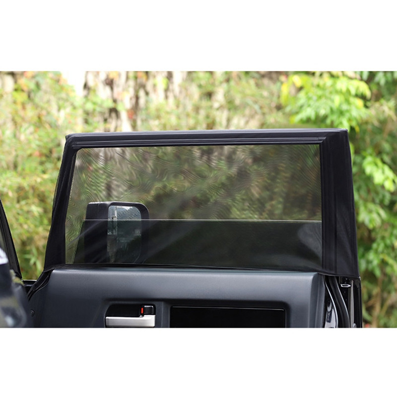 2 τμχ Κουρτίνα παραθύρου αυτοκινήτου Εντομοπροστασία κουνουπιών για το Toyota FJ Cruiser 2007-2022 Εξωτερική τροποποίηση