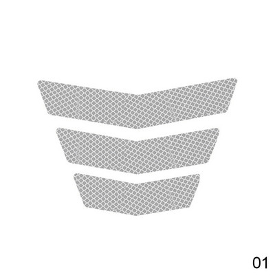 3 db motorkerékpár matrica fényvisszaverő figyelmeztető csíkok nyíl farok sárvédő verseny lökhárító matrica fényvisszaverő