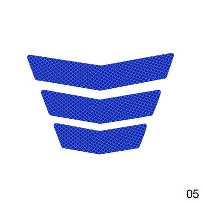 3 db motorkerékpár matrica fényvisszaverő figyelmeztető csíkok nyíl farok sárvédő verseny lökhárító matrica fényvisszaverő