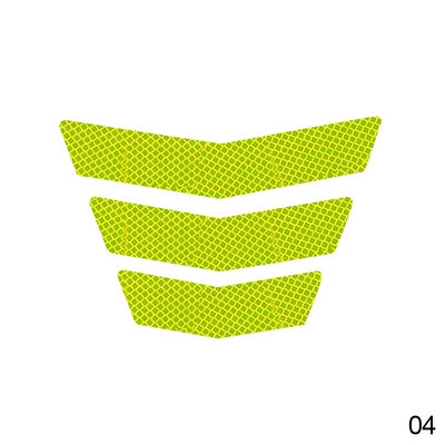 3 db motorkerékpár matrica fényvisszaverő figyelmeztető csíkok nyíl farok sárvédő verseny lökhárító matrica fényvisszaverő