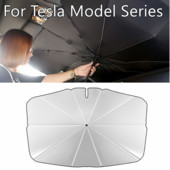 Ομπρέλα ηλίου παρμπρίζ αυτοκινήτου για Tesla Model 3/Y/X/S Series Ειδικό αντηλιακό ύφασμα αντηλιακής προστασίας και θερμομόνωσης