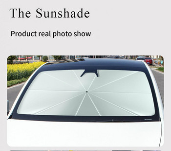 Сенник за предното стъкло на автомобила Чадър за Tesla Model 3/Y/X/S Series Специален козир за слънце Слънцезащитна и топлоизолационна кърпа