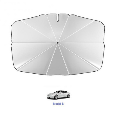 Ομπρέλα ηλίου παρμπρίζ αυτοκινήτου για Tesla Model 3/Y/X/S Series Ειδικό αντηλιακό ύφασμα αντηλιακής προστασίας και θερμομόνωσης