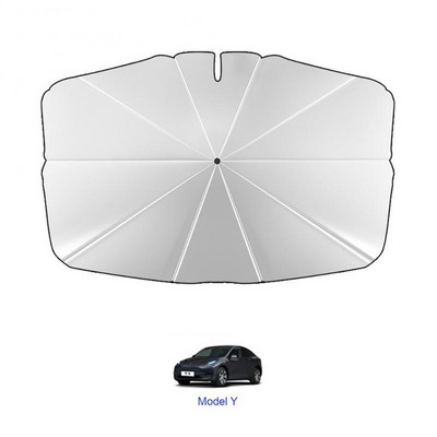 Ομπρέλα ηλίου παρμπρίζ αυτοκινήτου για Tesla Model 3/Y/X/S Series Ειδικό αντηλιακό ύφασμα αντηλιακής προστασίας και θερμομόνωσης