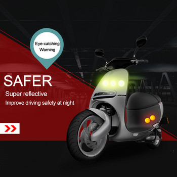 Ανακλαστικό προειδοποιητικό αυτοκόλλητο ταινία ταινία ασφαλές ανακλαστήρας Αυτοκόλλητα αυτοκόλλητα για μοτοσυκλέτα προφυλακτήρα αυτοκινήτου