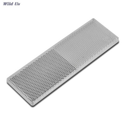 2 db piros/fehér/narancssárga teherautó motorkerékpár öntapadó téglalap műanyag fényvisszaverő fényvisszaverő figyelmeztető tábla matricák biztonsági tábla