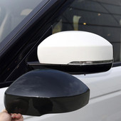 Juoda, skirta Range Rover Sport RR Sport 2014-2018 ABS plastikinė šoninio galinio vaizdo veidrodžio dangčio apdaila, skirta Landrover Discovery 4 Discovery 5