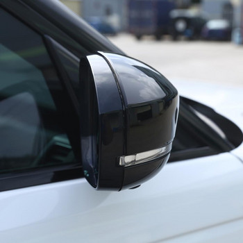Черен за Range Rover Sport RR Sport 2014-2018 ABS пластмасов капак на страничните огледала за обратно виждане за Landrover Discovery 4 Discovery 5
