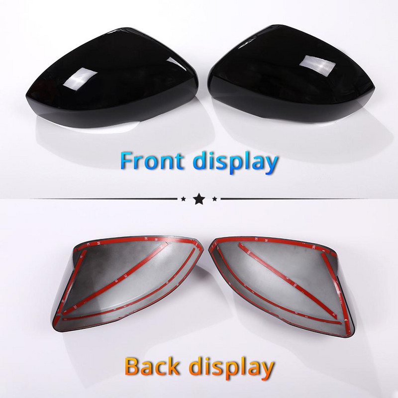 Juoda, skirta Range Rover Sport RR Sport 2014-2018 ABS plastikinė šoninio galinio vaizdo veidrodžio dangčio apdaila, skirta Landrover Discovery 4 Discovery 5