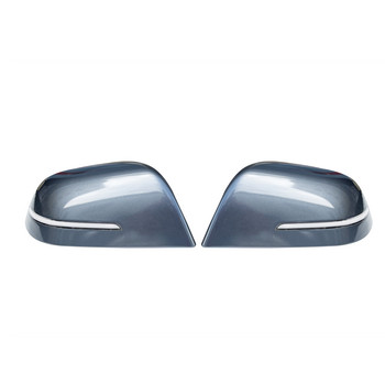 2 PCS Капак за огледало с LED светлинна лампа Капачка за задно виждане на автомобила Резервна щипка на корпуса на автомобилната част за Tesla Model 3 2017-2022
