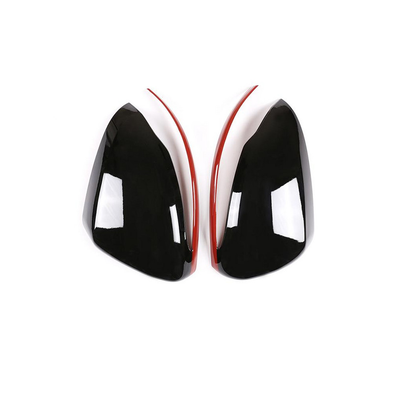 2 τμχ Κόκκινη άκρη Μαύρο ABS All Inclusive Κάλυμμα καπακιού εξωτερικού καθρέφτη οπισθοπορείας για Mercedes Benz Νέα CE Class S GLC Class Accessori