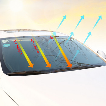 Ηλιοπροστασία αυτοκινήτου Universal Sun Shade UV-Anti Παράθυρο αυτοκινήτου Η θερμομόνωση προστασίας από τον ήλιο ταιριάζει στα περισσότερα αξεσουάρ αυτοκινήτου οχημάτων
