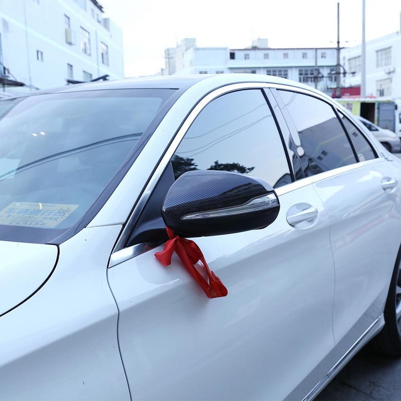 2 τεμ. ABS All Inclusive Κάλυμμα κάλυμμα εξωτερικού καθρέφτη οπισθοπορείας σε στυλ ανθρακονήματος για Mercedes Benz Νέα CE Class S GLC Class Acces