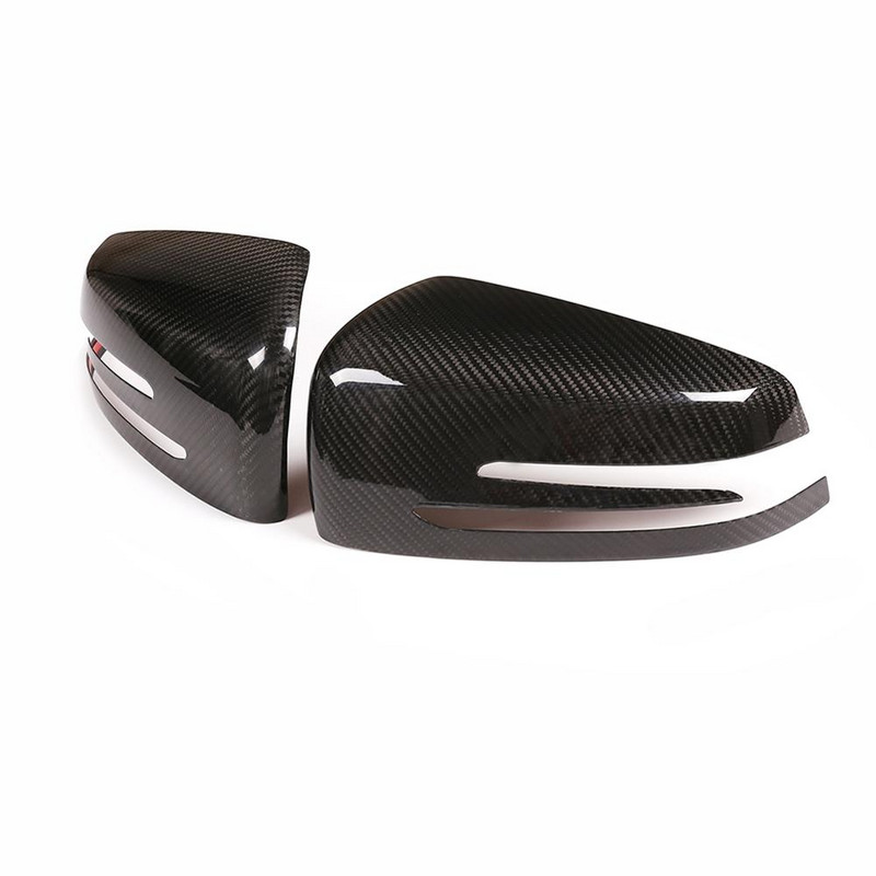 2 τμχ Αυτοκόλλητο κάλυμμα καπακιού καθρέφτη οπίσθιας όψης 2 τεμ. Αξεσουάρ για μοντέλα Mercedes Benz CLA Old CE GLK GLA CLS