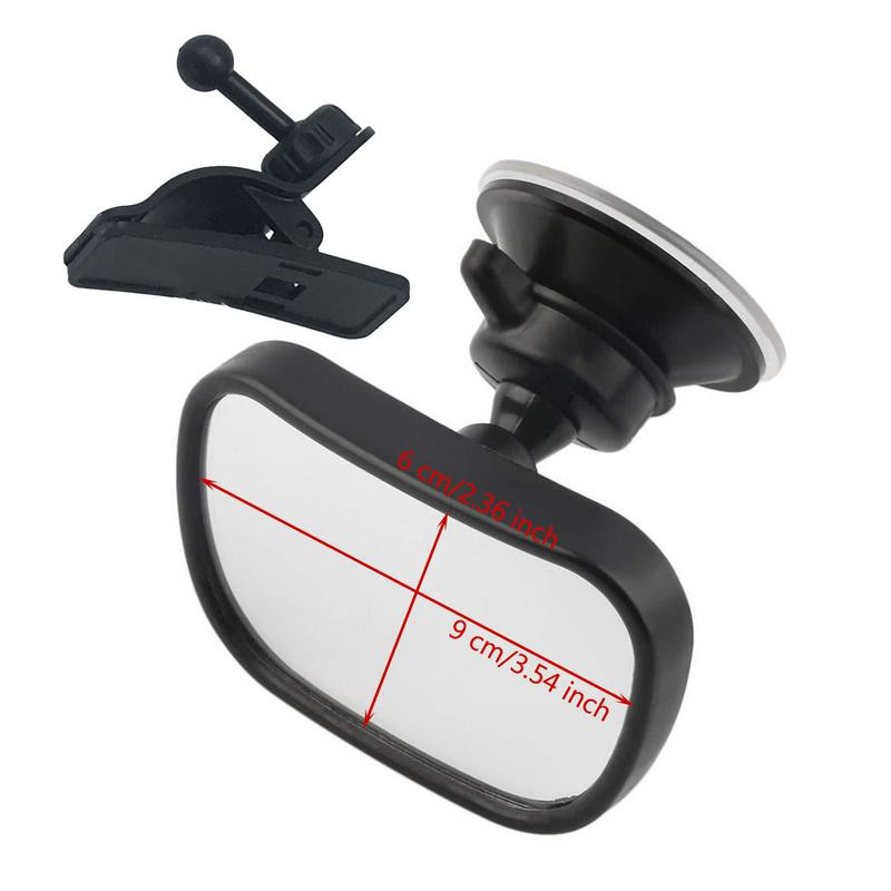 Baby Rearview Καθρέφτης αυτοκινήτου για το πίσω κάθισμα Ρυθμιζόμενος καθρέφτης με όψη στο πίσω κάθισμα σε αυτοκίνητο ή φορτηγό αυτοκινήτου Εσωτερική οπισθοπορεία